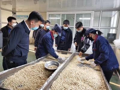 五一節前,蘿北縣領導來北方食品公司防火檢查工作