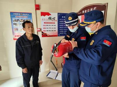 咸寧多部門開展物業服務企業小區消防產品專項檢查